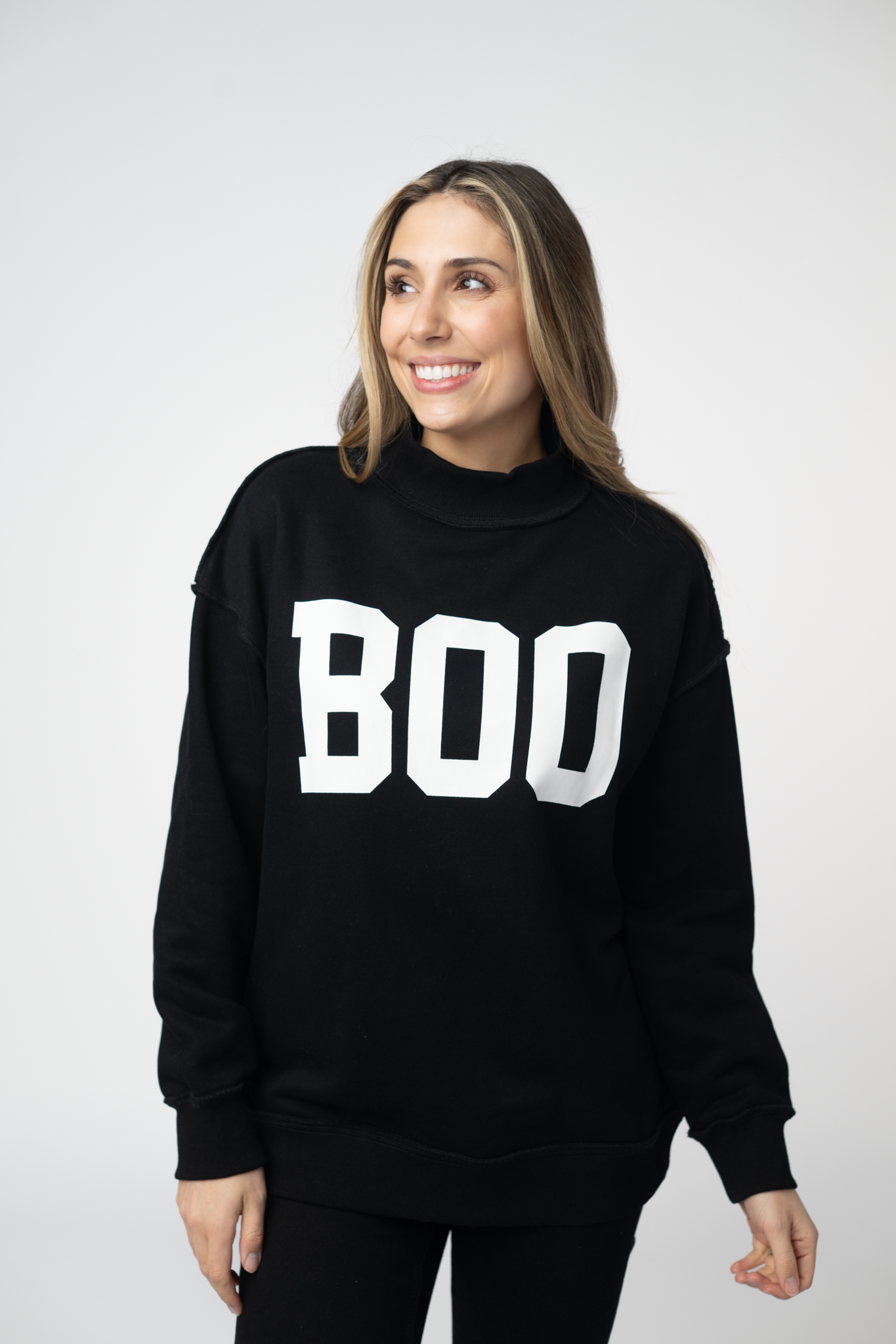 Piper Reversible Sweatshirt - BOO-sweatshirt-Dear Me Southern Boutique, located in DeRidder, Louisiana