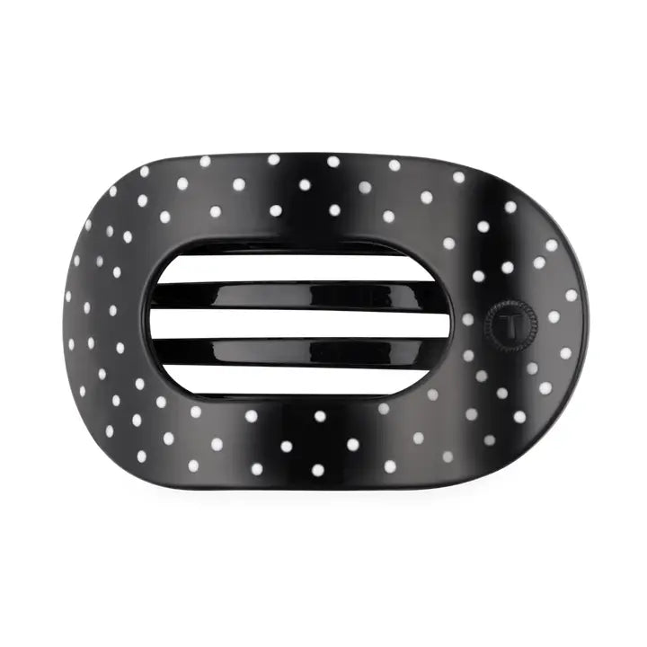 Polka Dot Round Clip-Hair accessories-Dear Me Southern Boutique, located in DeRidder, Louisiana