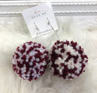 Pom Drops-Earrings-Dear Me Southern Boutique, located in DeRidder, Louisiana