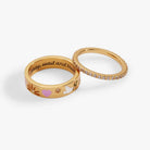 Pray, Wait, And Trust Ring Set-Jewelry - Rings-Dear Me Southern Boutique, located in DeRidder, Louisiana