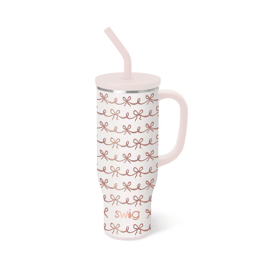 Pretty In Pink Swig 30oz Mega Mug jr.-Wine + Cocktails-Dear Me Southern Boutique, located in DeRidder, Louisiana