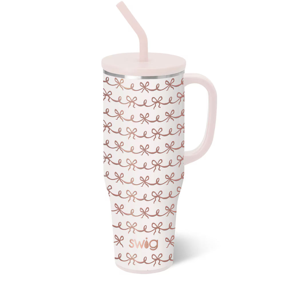 Pretty In Pink Swig 40oz Mega Mug-Wine + Cocktails-Dear Me Southern Boutique, located in DeRidder, Louisiana
