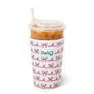 Pretty In Pink Swig Iced Cup Coolie-Wine + Cocktails-Dear Me Southern Boutique, located in DeRidder, Louisiana