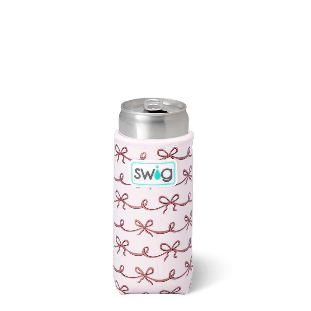 Pretty In Pink Swig Slim Can Coolie-Wine + Cocktails-Dear Me Southern Boutique, located in DeRidder, Louisiana