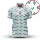 Prickly Pear Polo-Tops-Dear Me Southern Boutique, located in DeRidder, Louisiana