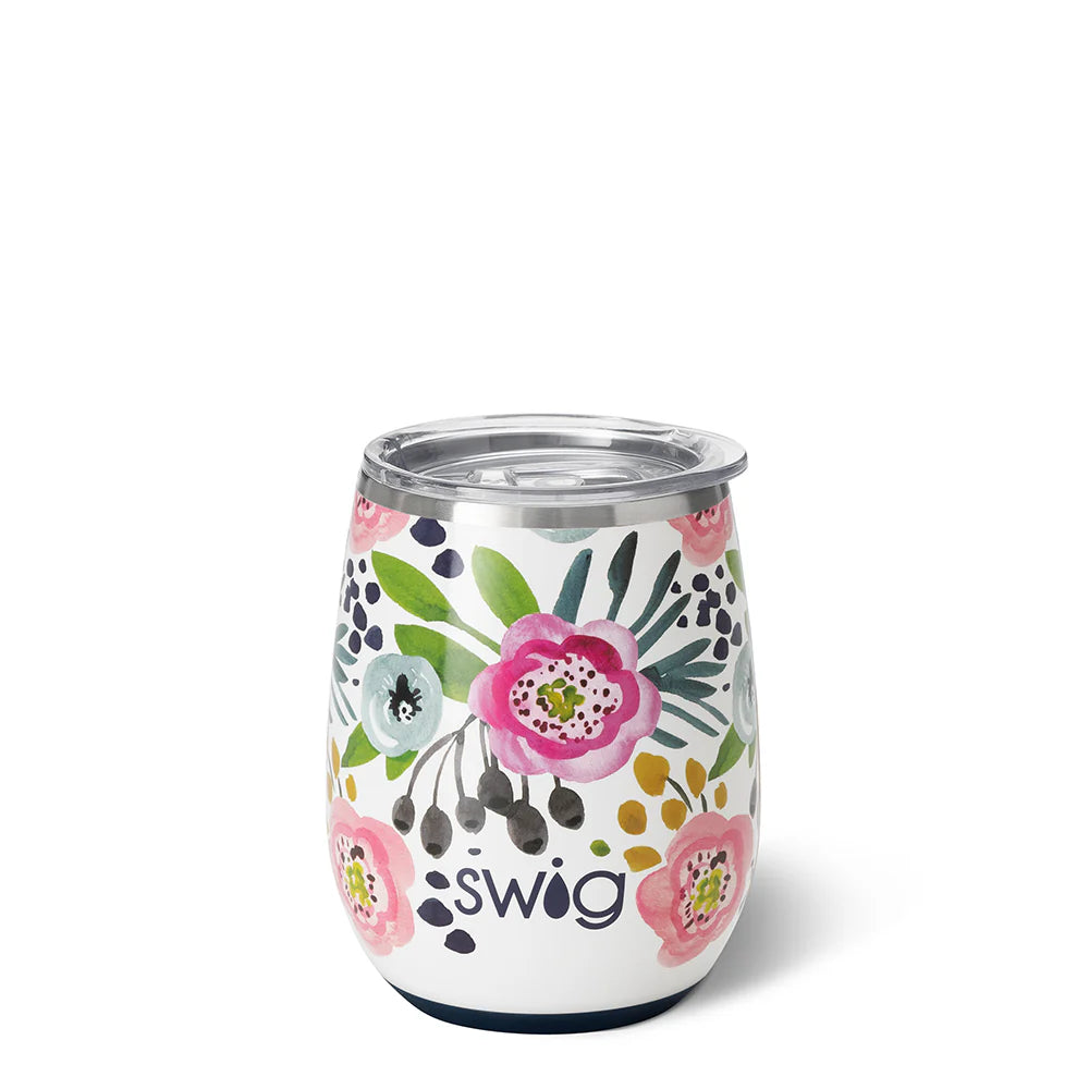 Primrose Swig Stemless Wine Cup-Wine + Cocktails-Dear Me Southern Boutique, located in DeRidder, Louisiana