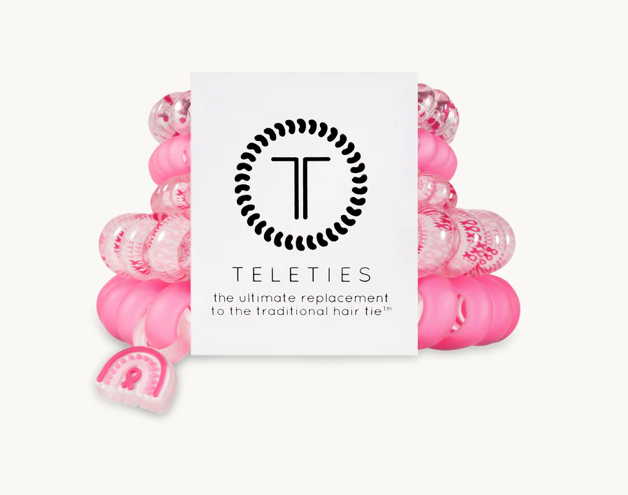 Proudly Pink Mix Pack Teleties-Mixed Hair Ties-Dear Me Southern Boutique, located in DeRidder, Louisiana