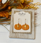 Pumpkin Hoops- Pumpkin-Earrings-Dear Me Southern Boutique, located in DeRidder, Louisiana