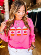 Pumpkin Patch Latte Pullover-Pullover-Dear Me Southern Boutique, located in DeRidder, Louisiana