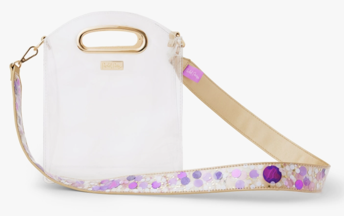 Purple Crush Confetti Bag Strap-Straps-Dear Me Southern Boutique, located in DeRidder, Louisiana