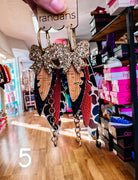 Randans Camo Fringe-Earrings-Dear Me Southern Boutique, located in DeRidder, Louisiana