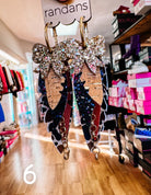 Randans Camo Fringe-Earrings-Dear Me Southern Boutique, located in DeRidder, Louisiana