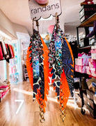 Randans Camo Fringe-Earrings-Dear Me Southern Boutique, located in DeRidder, Louisiana