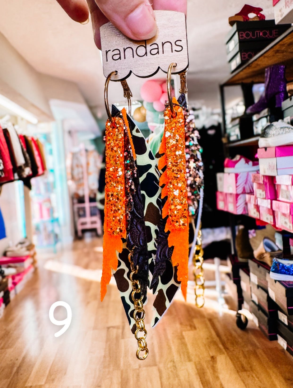 Randans Camo Fringe-Earrings-Dear Me Southern Boutique, located in DeRidder, Louisiana