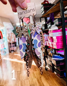 Randans Camo Fringe-Earrings-Dear Me Southern Boutique, located in DeRidder, Louisiana