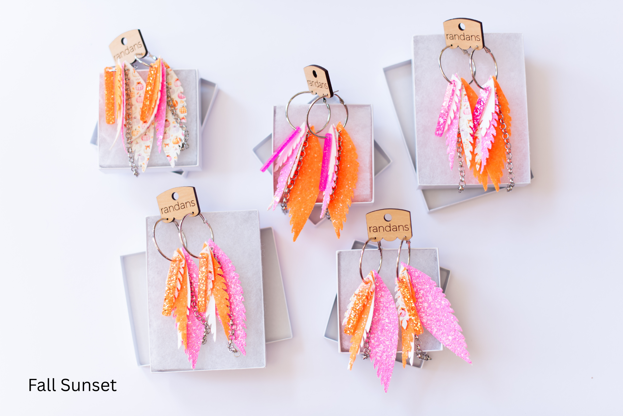 Randan's Fall Sunset Collection-Earrings-Dear Me Southern Boutique, located in DeRidder, Louisiana