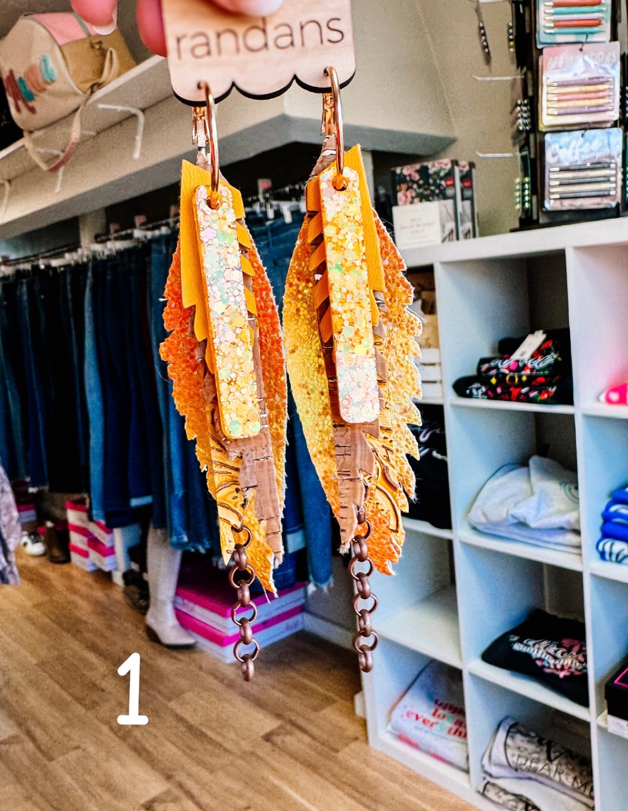 Randans Golden Gypsy Fringe-Earrings-Dear Me Southern Boutique, located in DeRidder, Louisiana