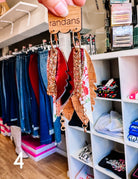 Randans Neutral Fringe-Earrings-Dear Me Southern Boutique, located in DeRidder, Louisiana