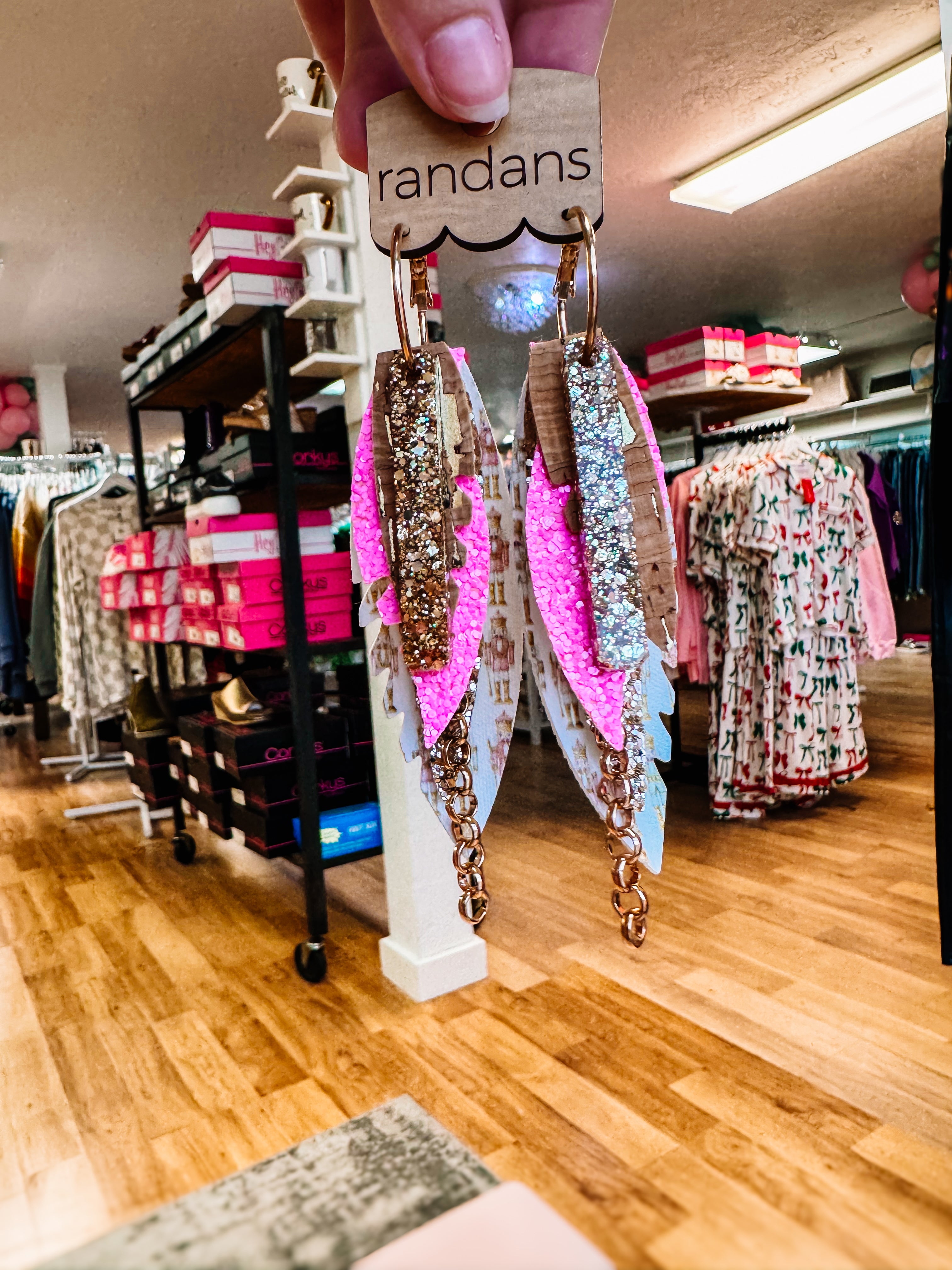 Randans Nutcracker Fringe Collection-Earrings-Dear Me Southern Boutique, located in DeRidder, Louisiana