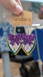 Randans Petite - Mardi Gras-Jewelry - Earrings-Dear Me Southern Boutique, located in DeRidder, Louisiana