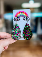 Randans Resin Earrings-Dear Me Southern Boutique, located in DeRidder, Louisiana