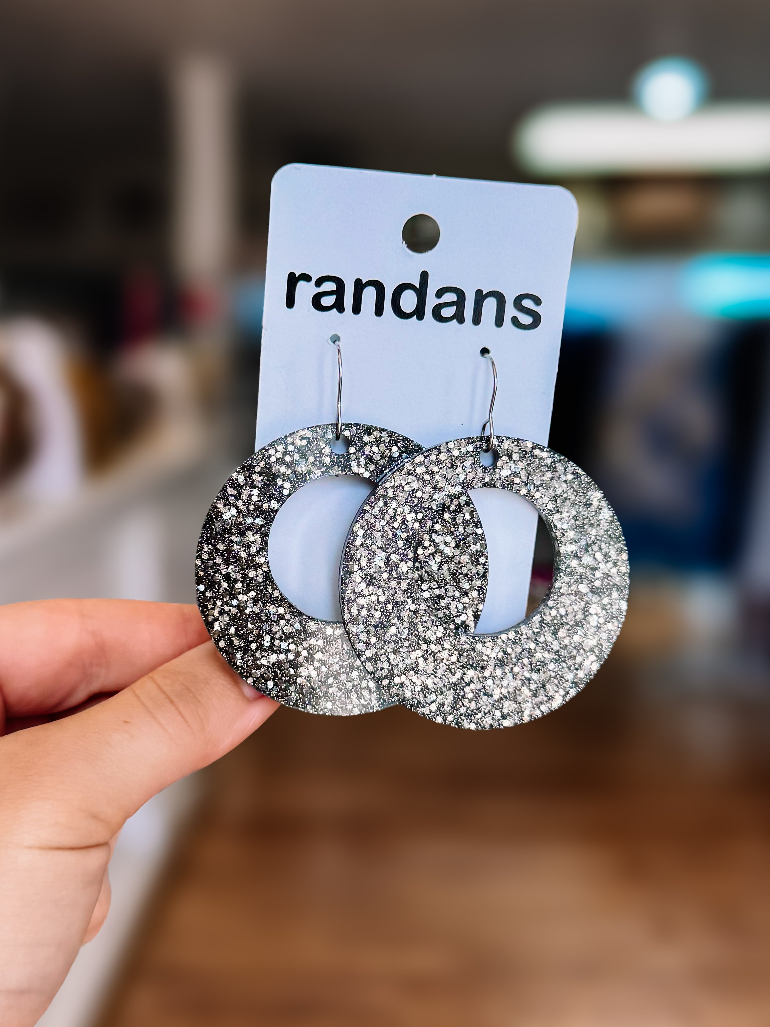 Randans Resin Earrings-Dear Me Southern Boutique, located in DeRidder, Louisiana