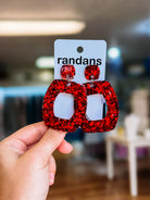 Randans Resin Earrings-Dear Me Southern Boutique, located in DeRidder, Louisiana