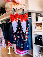 Randans Valentines Fringe-Earrings-Dear Me Southern Boutique, located in DeRidder, Louisiana