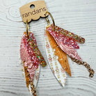 Randans fringe hoop earrings- Christmas- nutcracker 1-Dear Me Southern Boutique, located in DeRidder, Louisiana