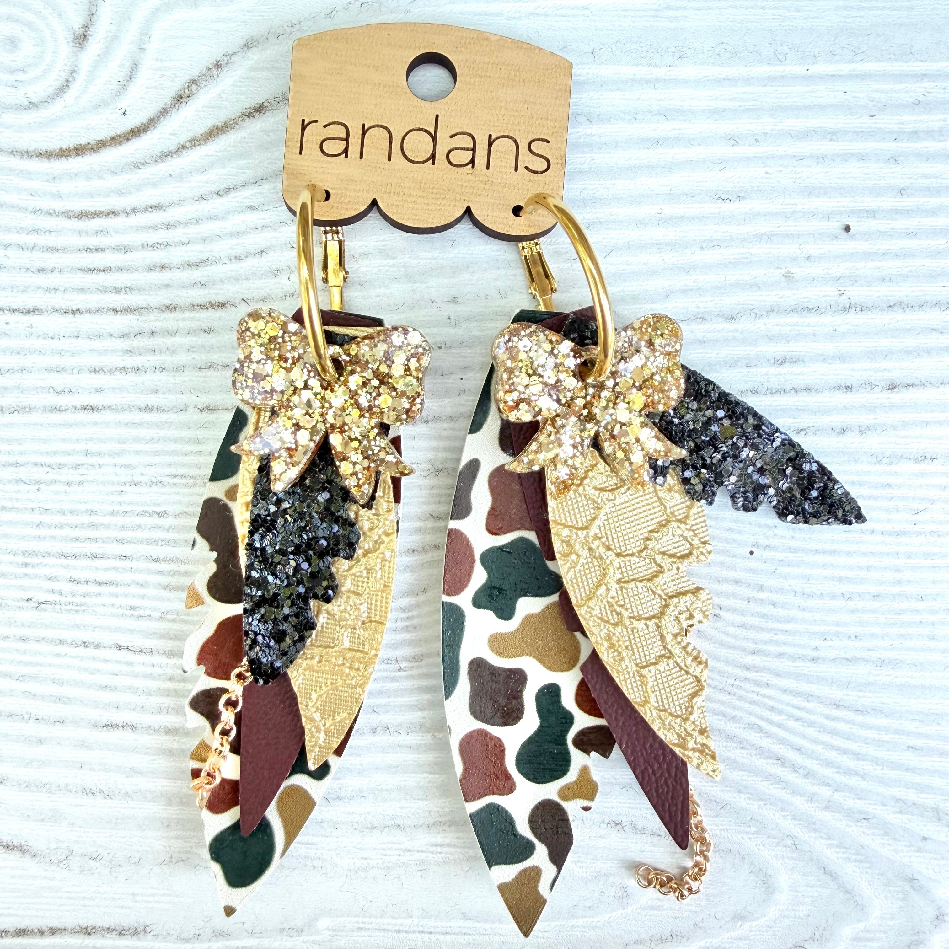 Randans fringe hoop earrings- Fall- Griffin-Dear Me Southern Boutique, located in DeRidder, Louisiana