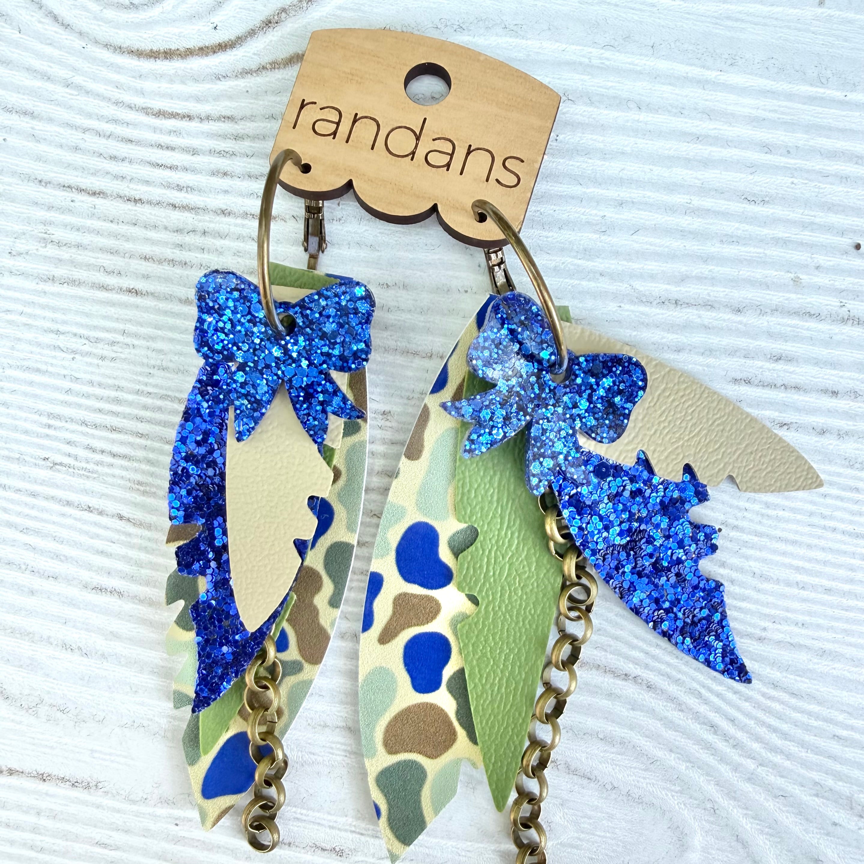 Randans fringe hoop earrings- Fall- Rowdy-Dear Me Southern Boutique, located in DeRidder, Louisiana