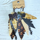 Randans fringe hoop earrings- Halloween- Blake-Dear Me Southern Boutique, located in DeRidder, Louisiana