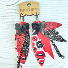 Randans fringe hoop earrings- Halloween- Erin-Dear Me Southern Boutique, located in DeRidder, Louisiana
