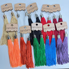 Randans gameday fringe earrings-Earrings-Dear Me Southern Boutique, located in DeRidder, Louisiana