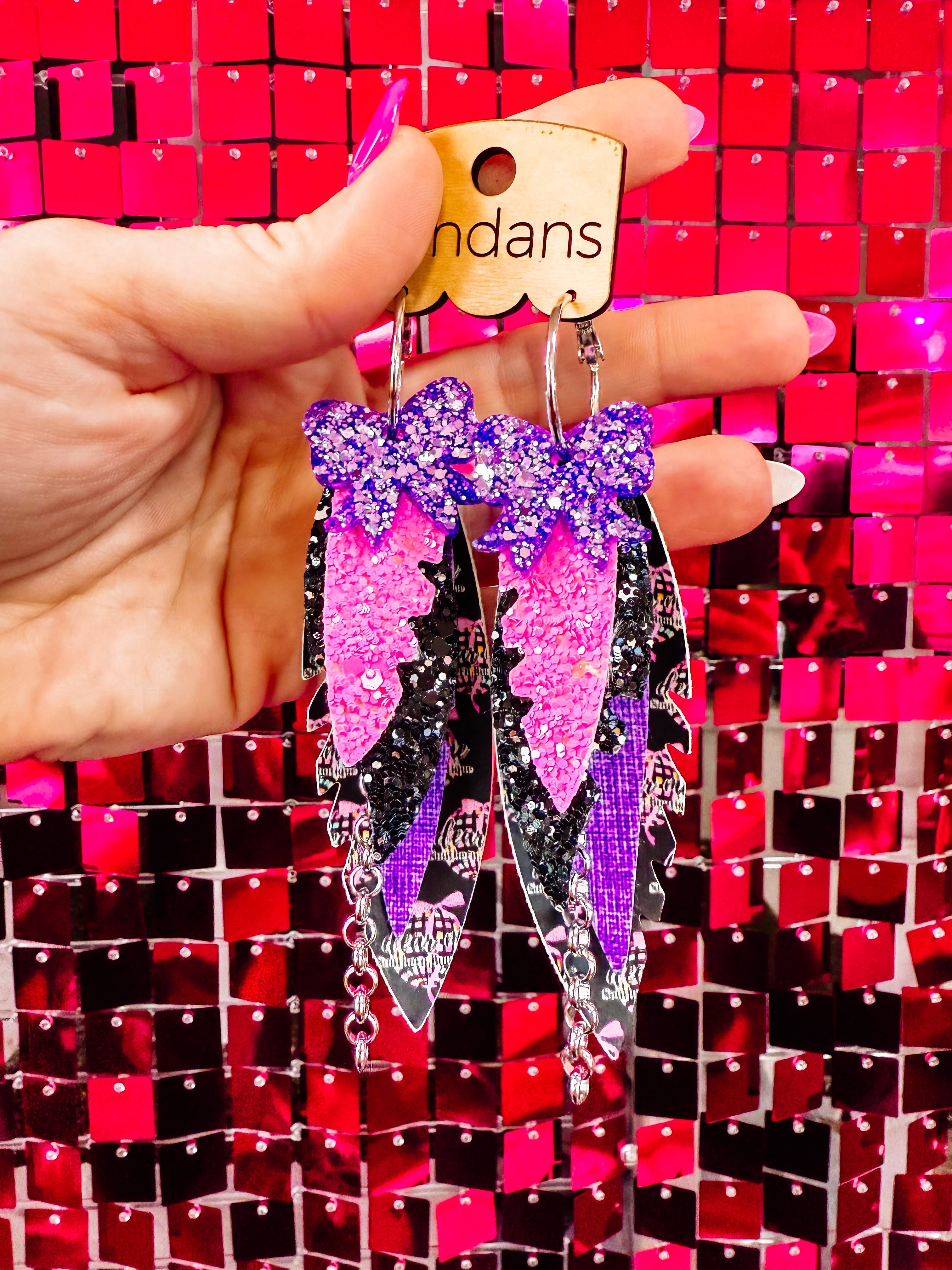 Randans x Dear Me Collab Fringe-Earrings-Dear Me Southern Boutique, located in DeRidder, Louisiana
