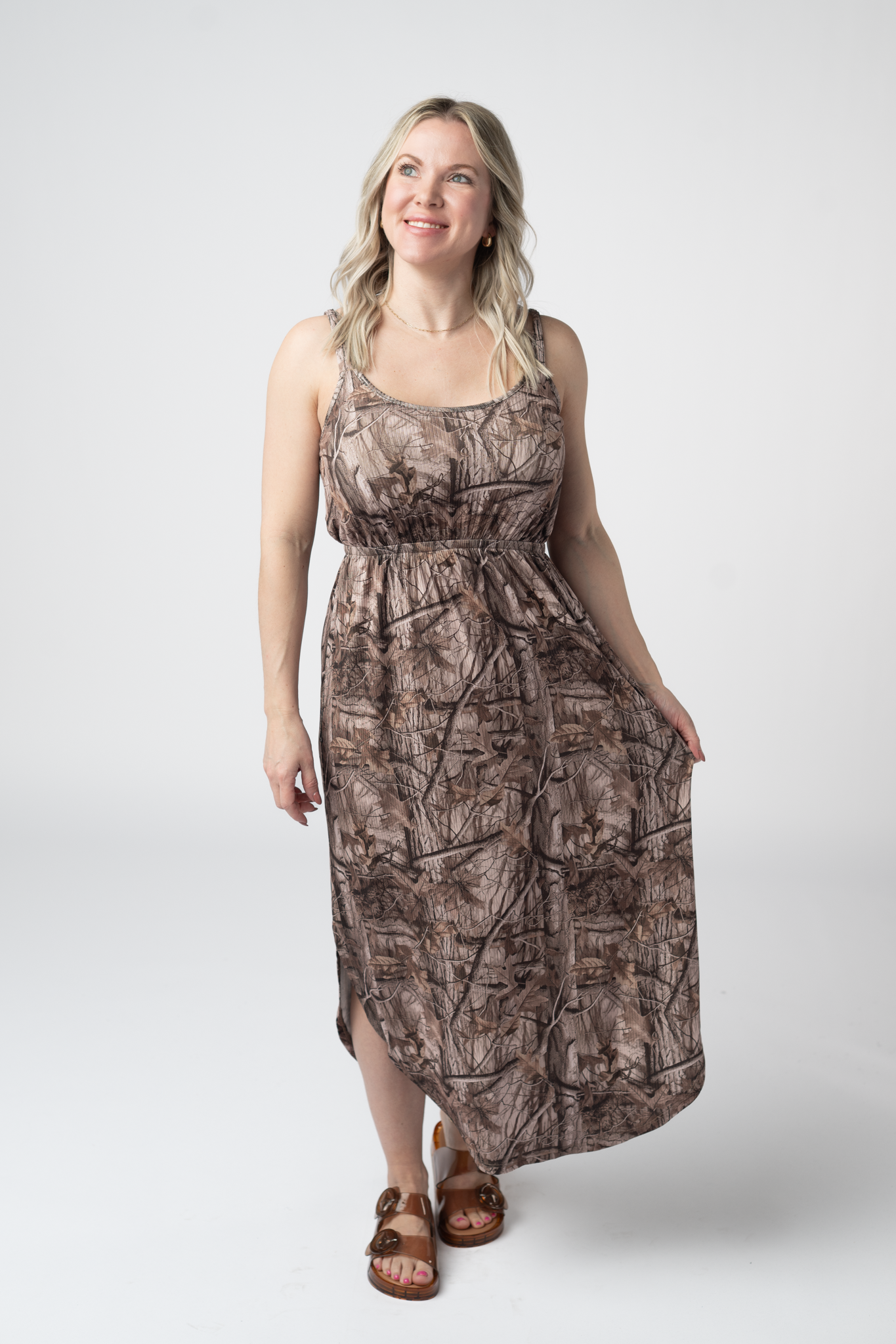 Reagan Dress - Camo FINAL SALE-dress-Dear Me Southern Boutique, located in DeRidder, Louisiana