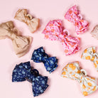 Red - Mini Satin Bougie Bow Claw Clip-Hair Clips-Dear Me Southern Boutique, located in DeRidder, Louisiana