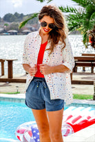 Refined Denim Stretch Everyday Shorts-Everyday Shorts-Dear Me Southern Boutique, located in DeRidder, Louisiana