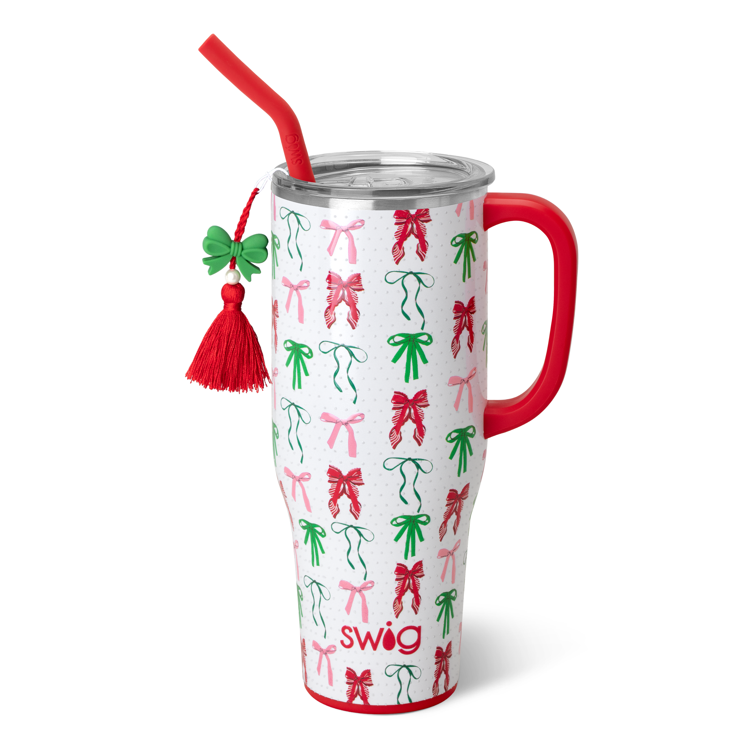 Ribbons & Bows Swig Mega Mug-Mega Mugs-Dear Me Southern Boutique, located in DeRidder, Louisiana