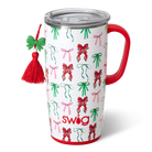 Ribbons & Bows Swig Travel Mug 22oz-Travel Mugs-Dear Me Southern Boutique, located in DeRidder, Louisiana