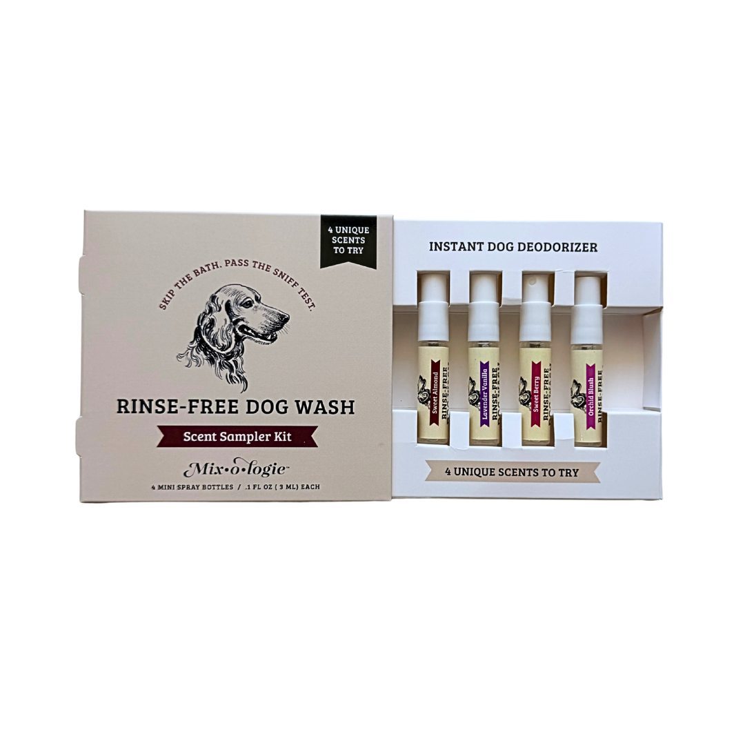 Rinse-Free Dog Wash Sampler Kit by Mixologie-Presales-Dear Me Southern Boutique, located in DeRidder, Louisiana