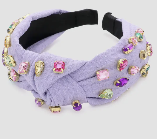 Royal Lavender Twist Headband-Hair accessories-Dear Me Southern Boutique, located in DeRidder, Louisiana