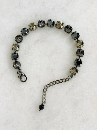 Ruby Lion- Midnight Champagne Sparkle Bracelet-Jewelry - Bracelets-Dear Me Southern Boutique, located in DeRidder, Louisiana
