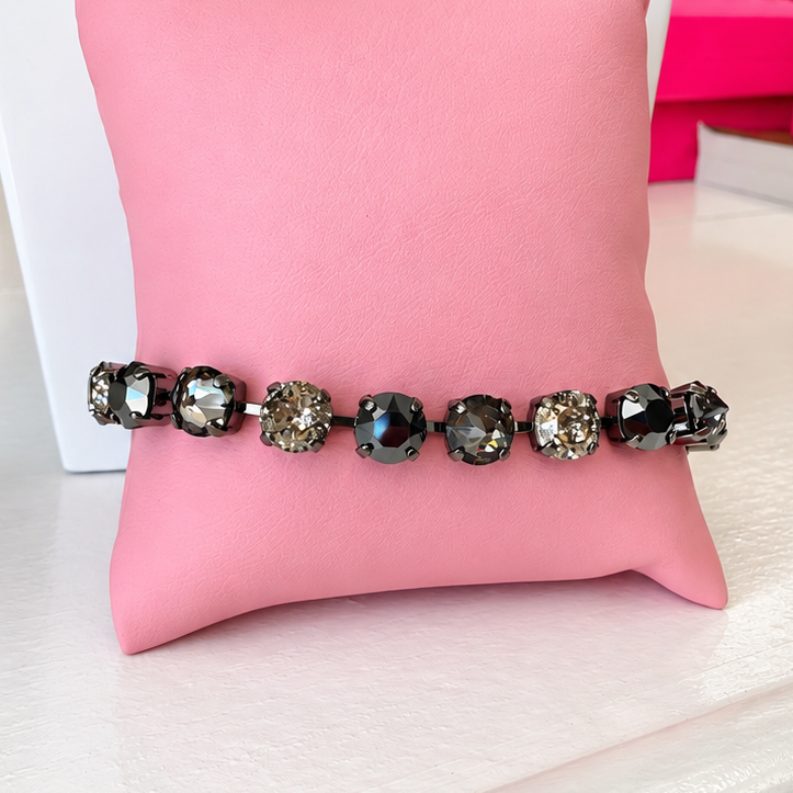 Ruby Lion- Midnight Champagne Sparkle Bracelet-Jewelry - Bracelets-Dear Me Southern Boutique, located in DeRidder, Louisiana