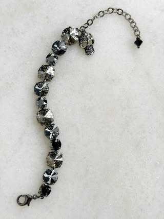 Ruby Lion- Rebel Spark Rhinestone Bracelet-Jewelry - Bracelets-Dear Me Southern Boutique, located in DeRidder, Louisiana