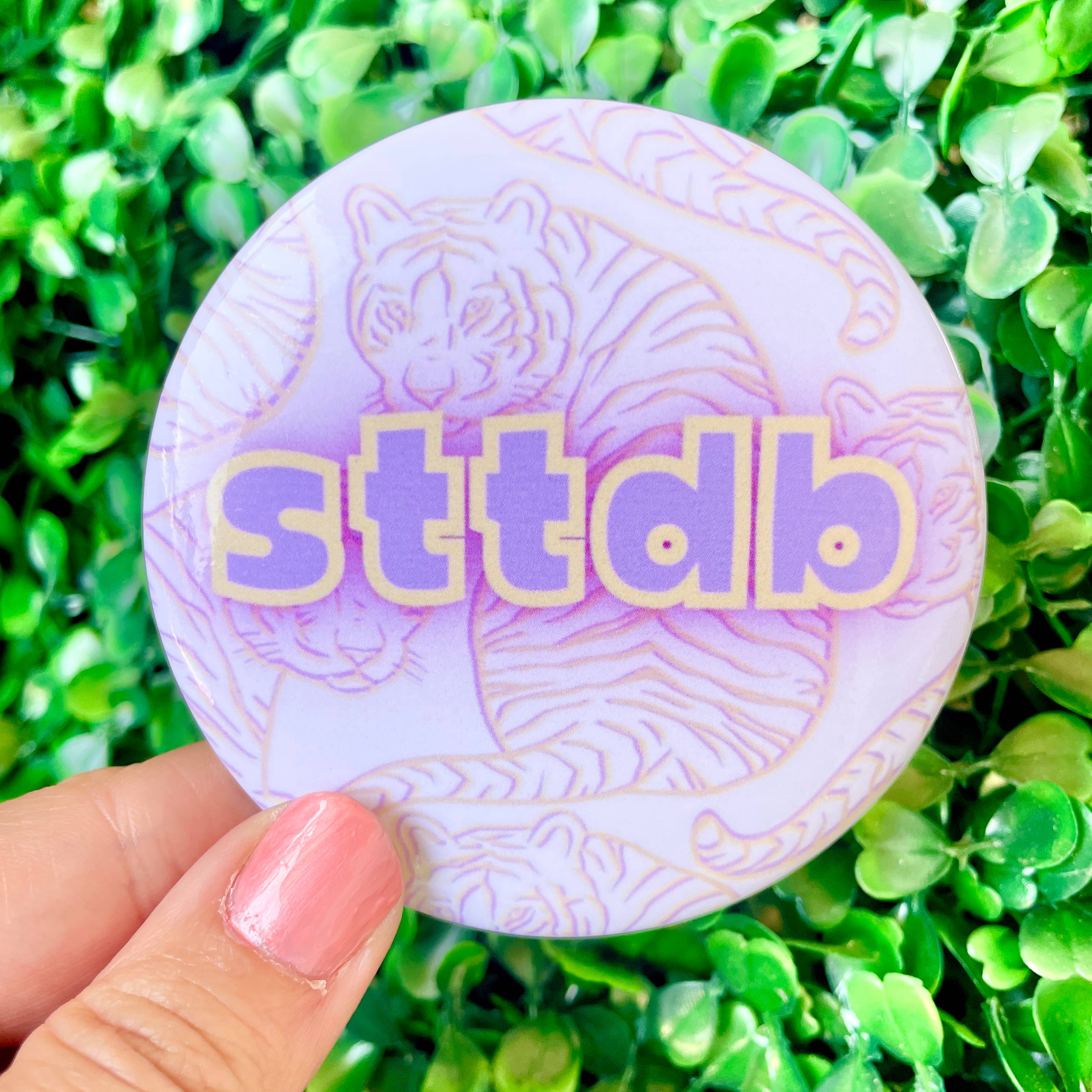 STTDB - Sassy Tigers - Game Day Button-Dear Me Southern Boutique, located in DeRidder, Louisiana