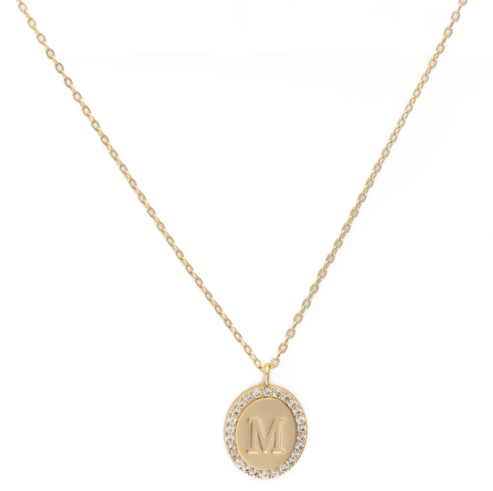 Samantha Initial Necklace-Jewelry - Necklaces-Dear Me Southern Boutique, located in DeRidder, Louisiana