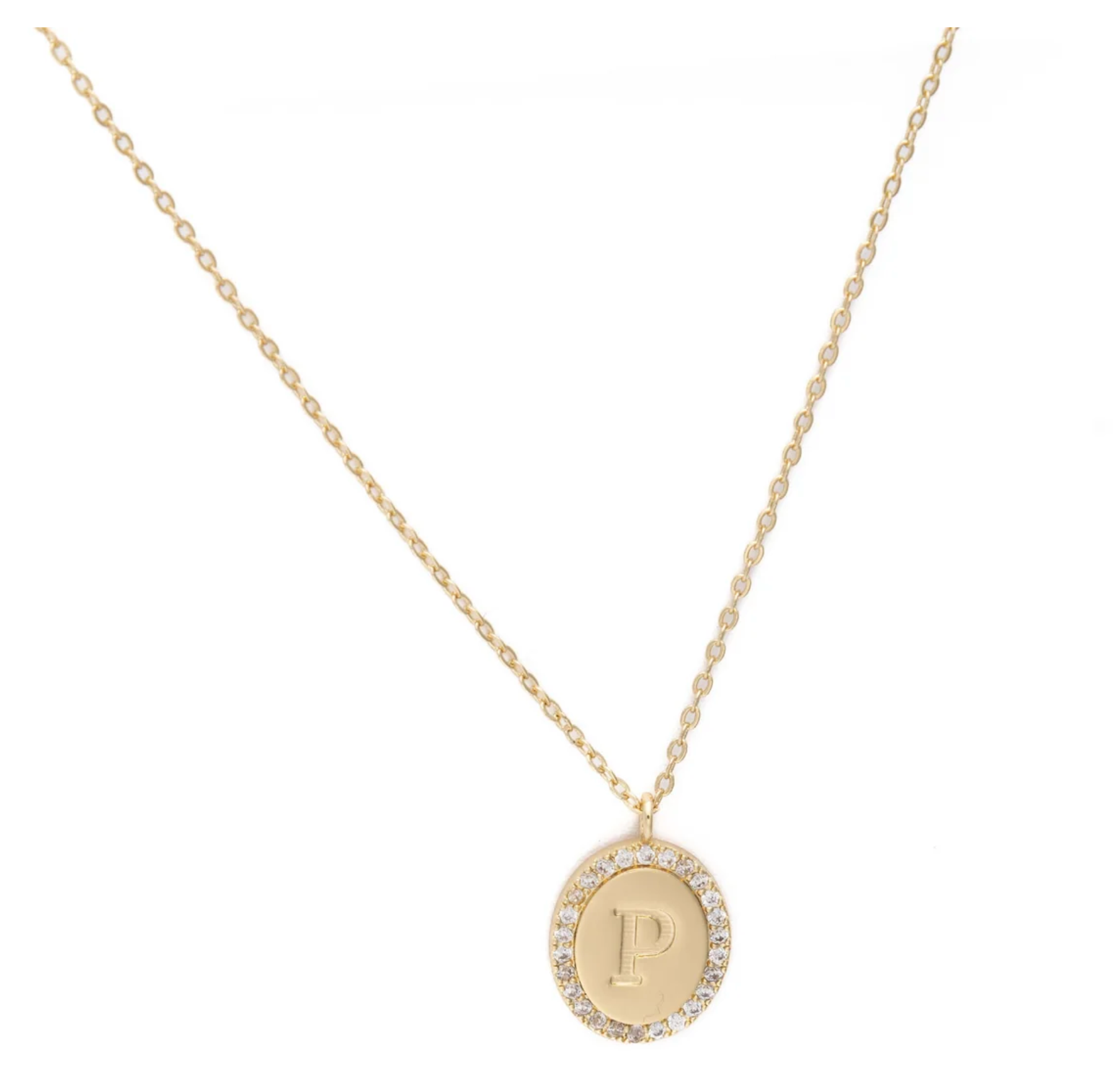 Samantha Initial Necklace-Jewelry - Necklaces-Dear Me Southern Boutique, located in DeRidder, Louisiana