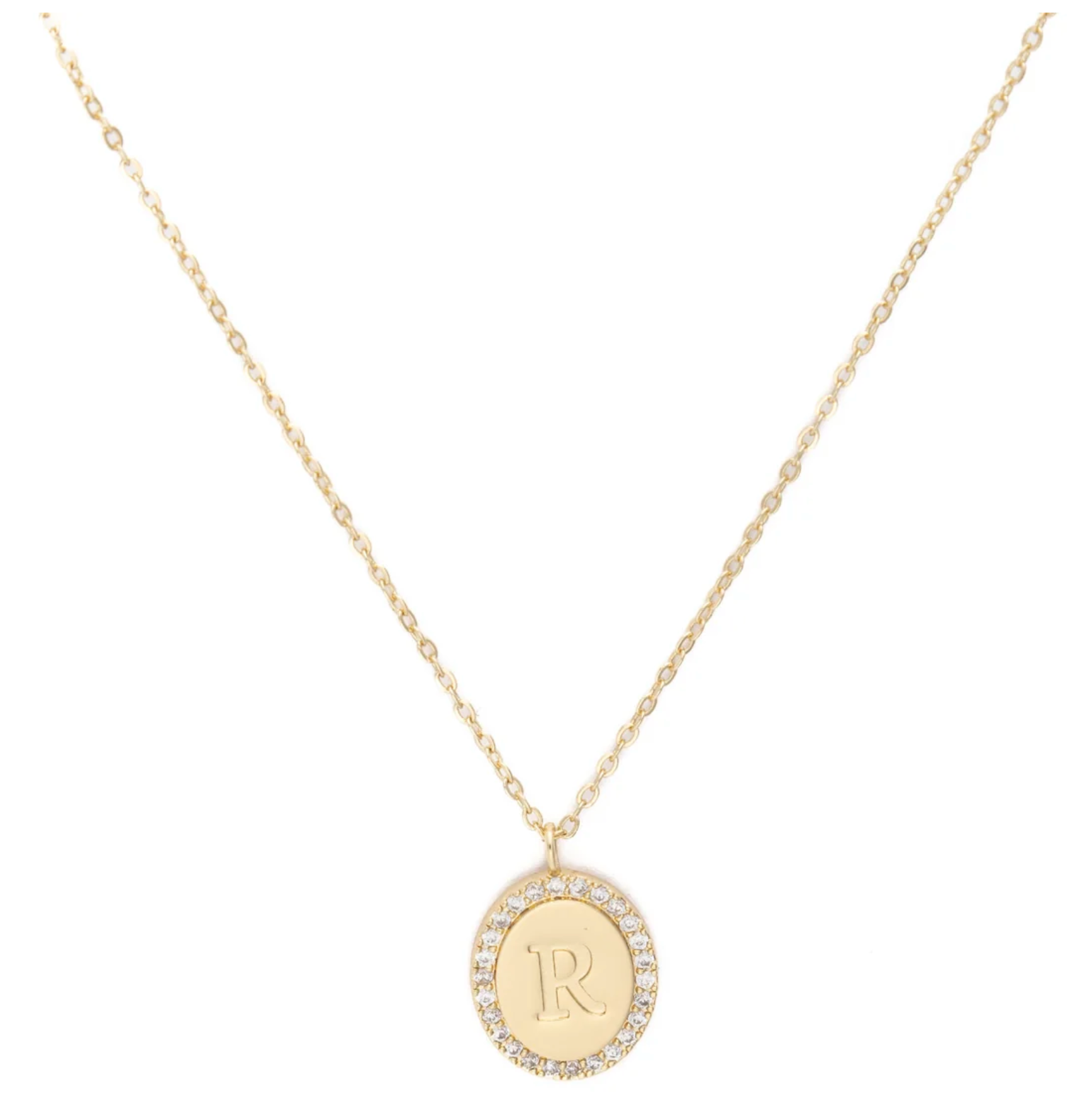 Samantha Initial Necklace-Jewelry - Necklaces-Dear Me Southern Boutique, located in DeRidder, Louisiana