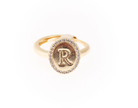Samantha Initial Ring-Jewelry - Rings-Dear Me Southern Boutique, located in DeRidder, Louisiana